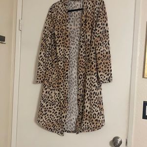 Leopard long duster